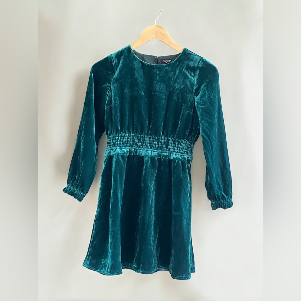 Crewcuts Girls' smocked velvet dress - Picture 3 of 9